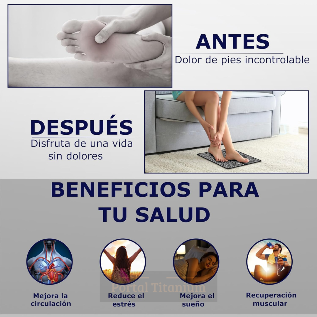 Masajeador de pies FootLux™: alivio temporal del dolor de pies con solo 15 minutos al día*