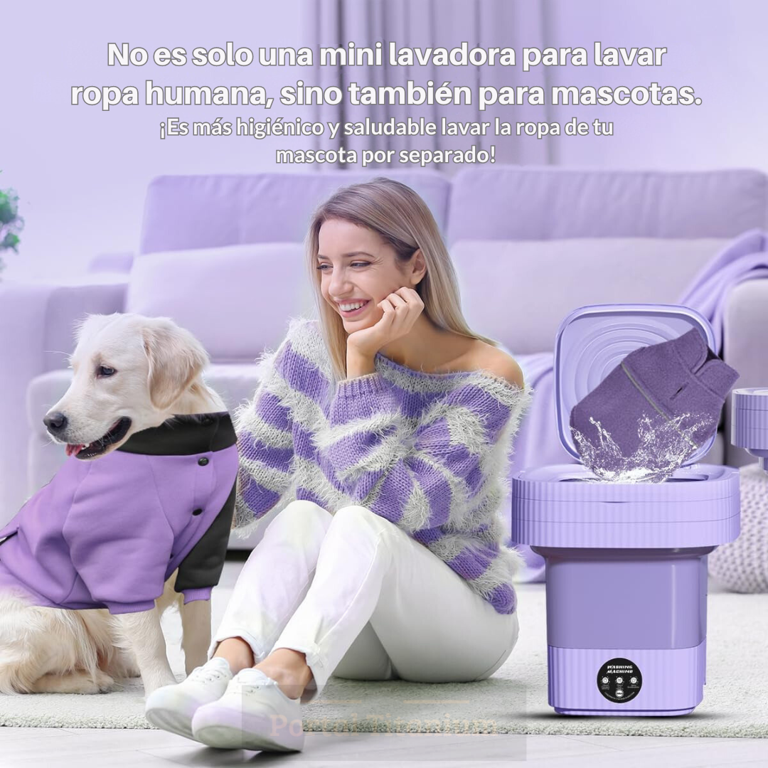 WashNGo™ - Mini Lavadora Portátil Plegable y con Centrifugado